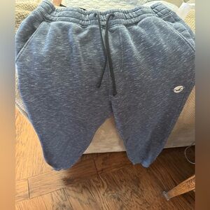 Hollister Heather navy blue/Grey Sweatpants Relaxed Fit Joggers size medium